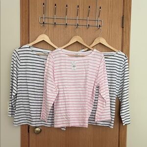 NWT never worn J. Crew Factory striped cotton shirts XL